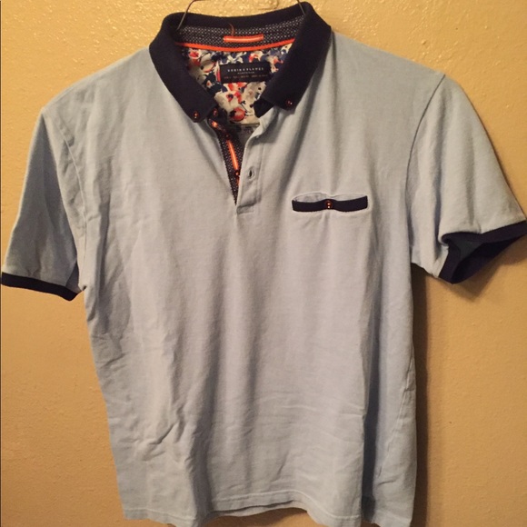 Denim & Flower polo - Picture 1 of 3